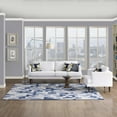 thumbnail image 1 of Modway Andela Interlocking Block Mosaic 8x10 Area Rug in Multicolored Light and Dark Blue, 1 of 6