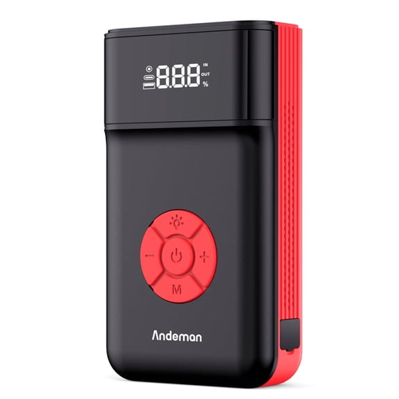 Andeman 2-in-1 starter and charger with air pump function 4000A 150PSI, 15000mAh