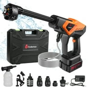 Audew, 1080 PSI at 2.5 GPM, Brushless Cordless Pressure Washer, 4.0Ah Battery, 6-in-1 Nozzle