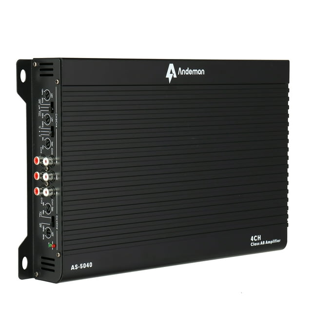 Andeman Car Amplifier Class A/B 4 Channel, Mini HIFI Digital Bluetooth