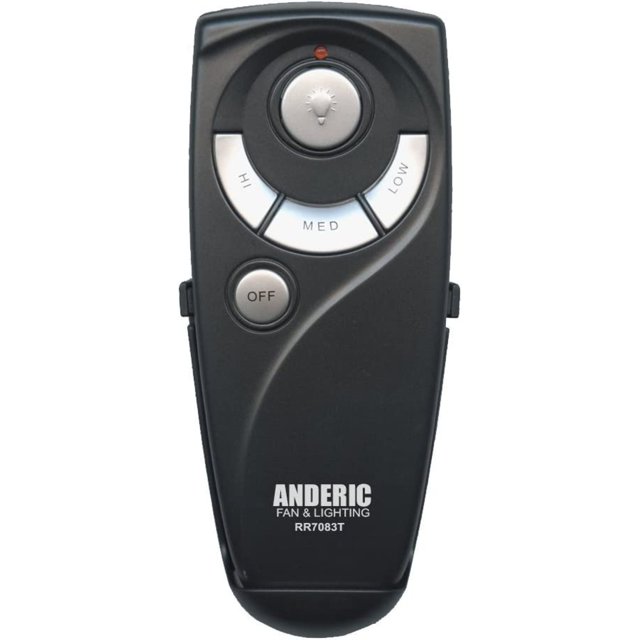 Anderic UC7083T for 3Speed Ceiling Fans Remote Control with Wall Mount Only (Receiver not