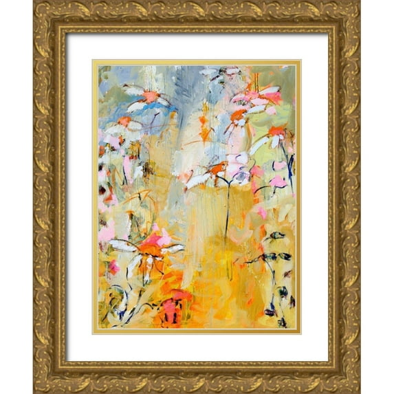 Anders, Per 12x14 Gold Ornate Wood Framed with Double Matting Museum Art Print Titled - Waiting for Summer