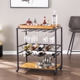 thumbnail image 1 of Anders Rustic Bar Cart, 1 of 9