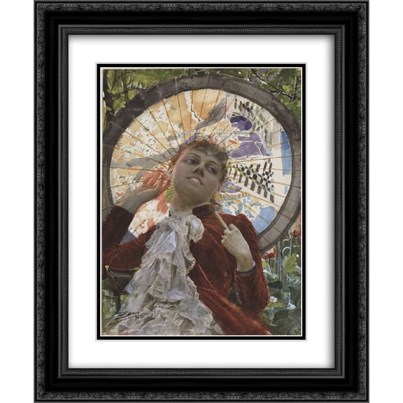 Anders Zorn 2x Matted 20x24 Black Ornate Framed Art Print 'Castles in the Air'