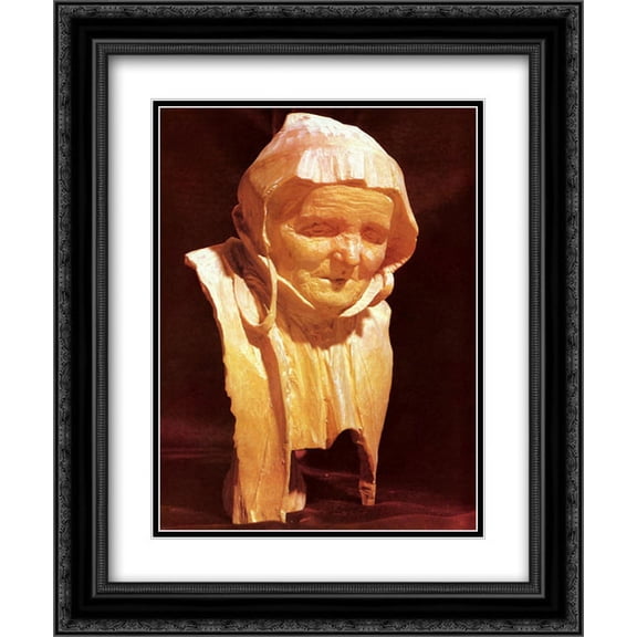 Anders Zorn 2x Matted 20x24 Black Ornate Framed Art Print 'Mormor'