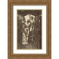 thumbnail image 1 of Anders Zorn 2x Matted 20x24 Gold Ornate Framed Art Print 'Cabin', 1 of 2