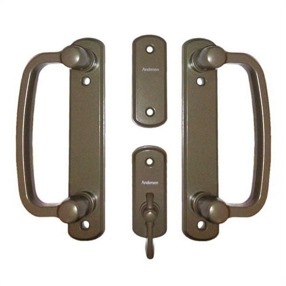 Andersen Albany 2-Panel Gliding Door Hardware Set in Stone - Stone