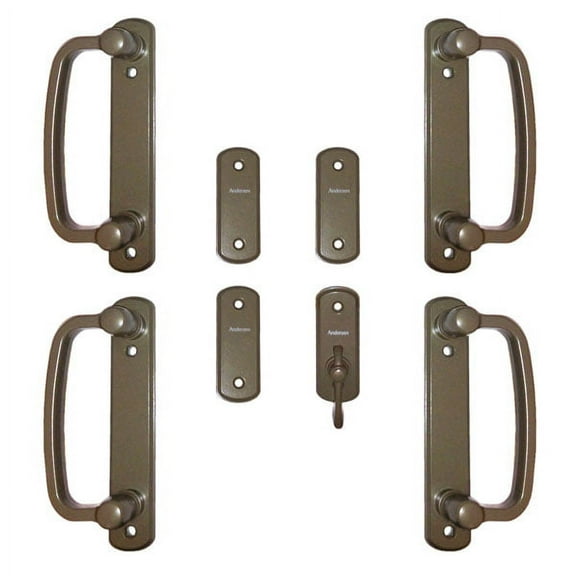 Andersen Albany 4-Panel Gliding Door Hardware Set - Stone