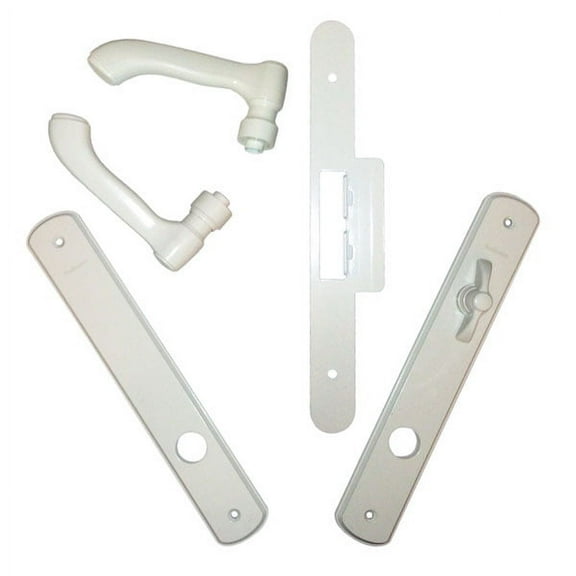 Andersen Albany Style (Single Active) Hinged Door Hardware Set in White - White