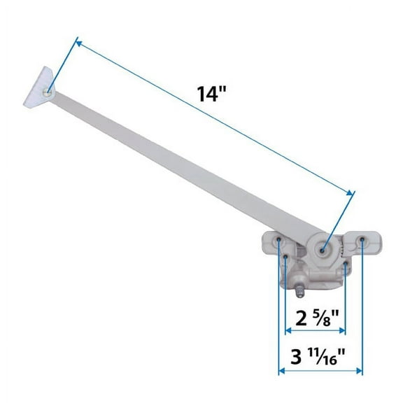 Andersen E-Z Straight Arm Operator - (Left Hand) Corrosion Resistant (1995 to Present)
