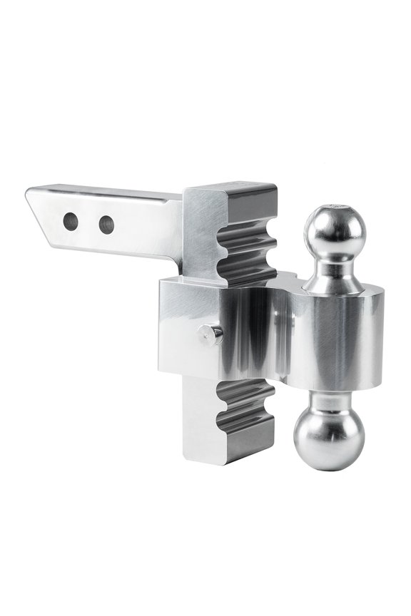 Rapid Hitch 6" Drop/Rise | 2" x 2-5/16" Plated Steel Combo Ball | Fits 2" Receiver | 3410