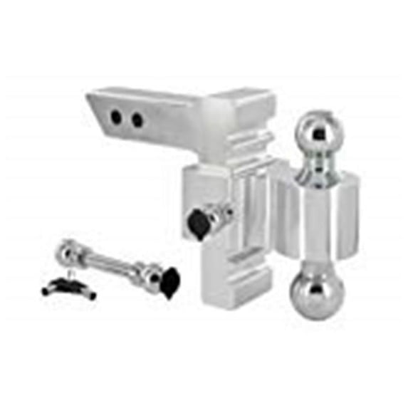 Andersen Manufacturing 0221.2021 Rapid Hitch Adjustable Aluminum Ball Mount with Up to 6 in. Drop