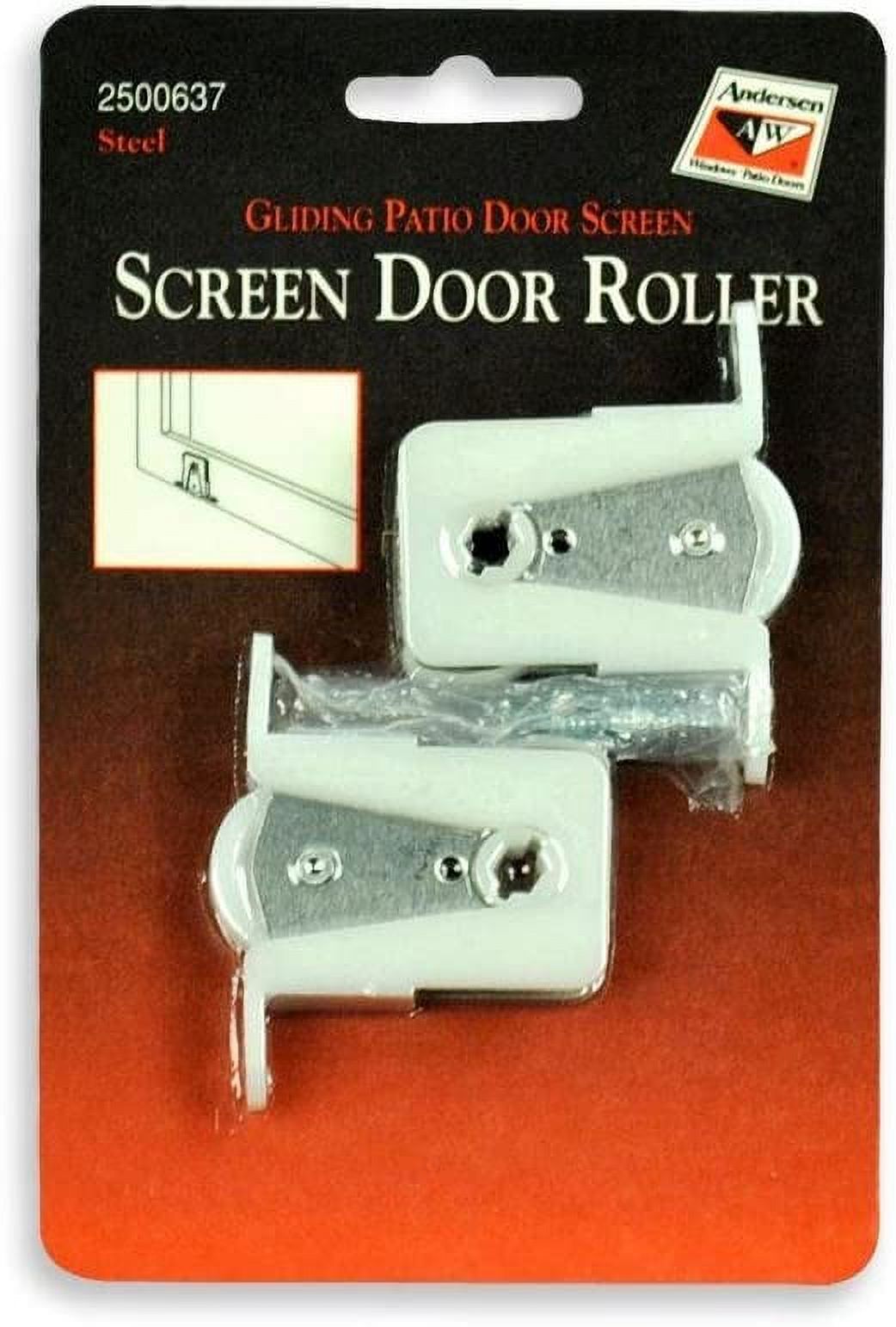 Andersen Screen Door Rollers Gliding Patio Door Screen 1 Pair by