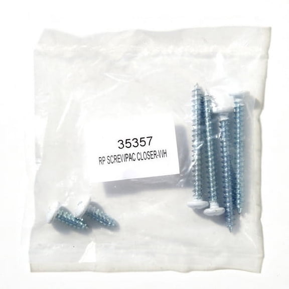 Andersen Storm Door Closer Screw Pack in White Color