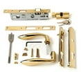 thumbnail image 1 of Andersen Storm Door Handle Assembly in Brass Finish Contemporary Style 2004 to Present, 1 of 2