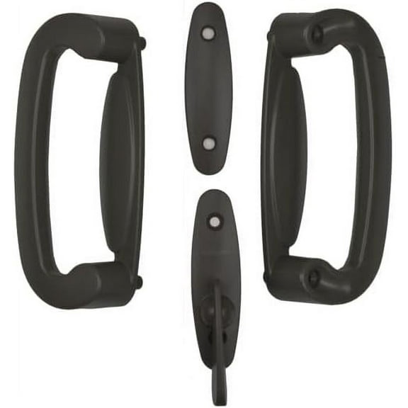 Andersen Tribeca 2-Panel Gliding Door Hardware Set - Black - 9184666$$Tools & Hardware Other