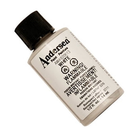 Andersen White Touch Up Paint 1/2 Ounce Bottle
