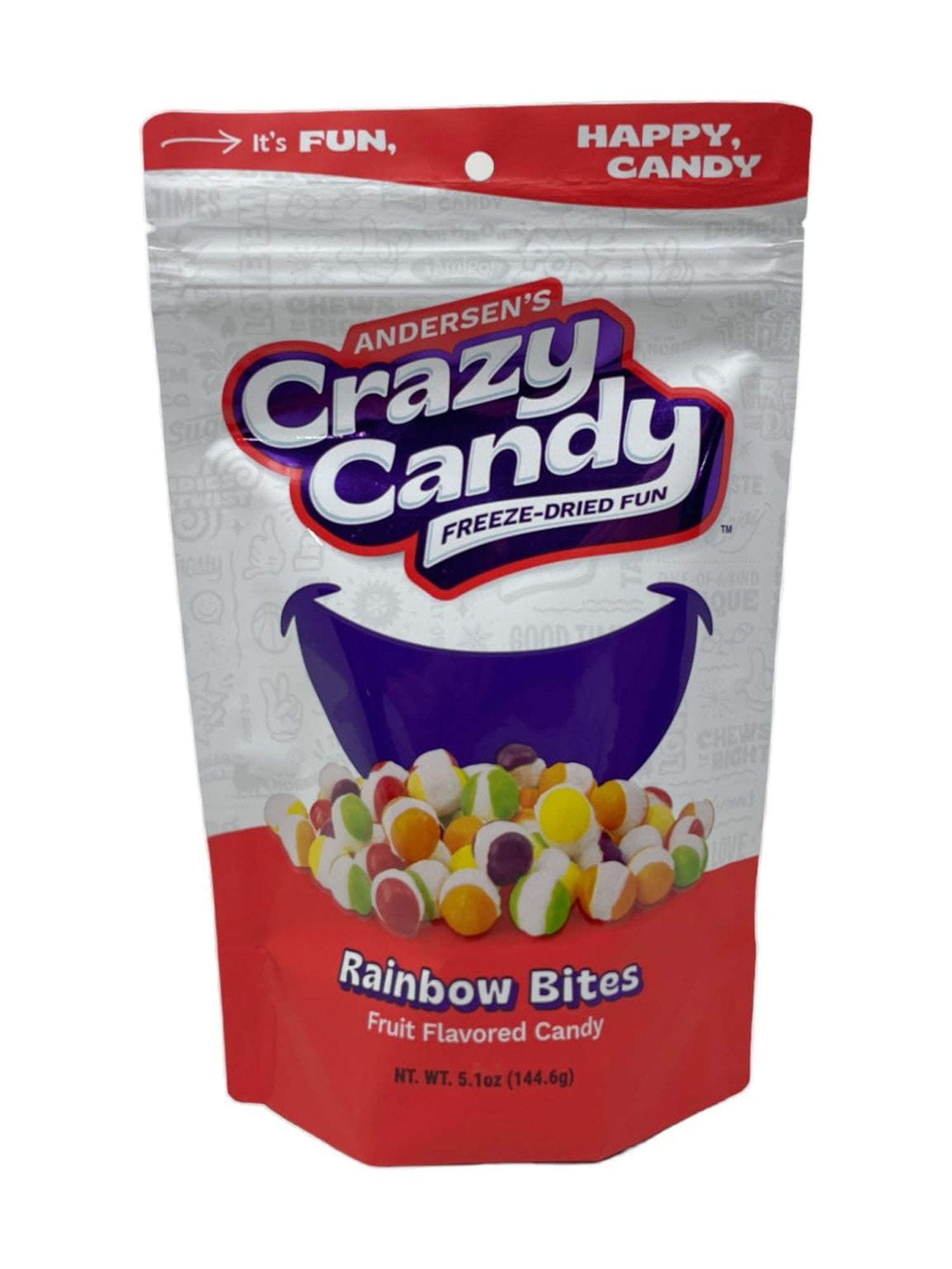 Andersen's Crazy Candy Freeze Dried Candy Freeze Dried Rainbow Bites