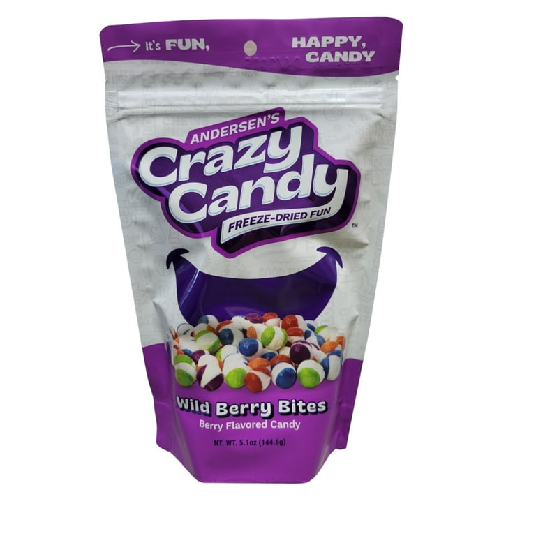 Andersen's Crazy Candy Freeze-Dried Fun-Wild Berry Bites 5.1oz