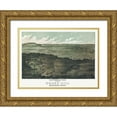 thumbnail image 1 of Anderson 14x11 Gold Ornate Wood Framed with Double Matting Museum Art Print Titled - Chattanooga Tennessee - Anderson 1887, 1 of 4