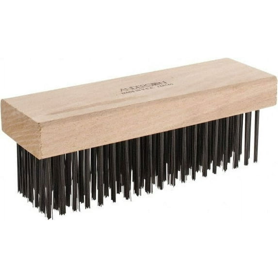 Anderson - 6 Rows x 19 Columns Steel Scratch Brush - 7-1/2" OAL (24 Pack)