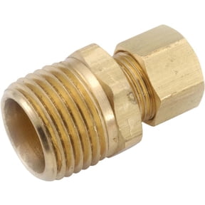 Anderson 750068-1012 Tube to Pipe Connector, 5/8 x 3/4 in, Compression x MPT, -65 to 250 deg F, Brass
