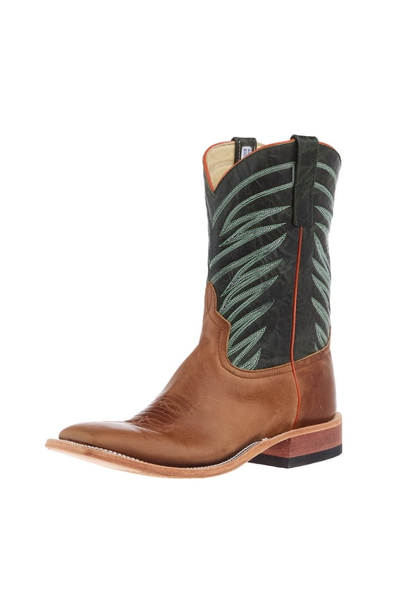 Men`s AB Gunny Jimmy Vamp 11in Turquoise Explosion Top Brown 9.5 D