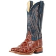 thumbnail image 1 of Anderson Bean Western Boots Girls Kids Smiley Face 1 Child Toast K7053, 1 of 5