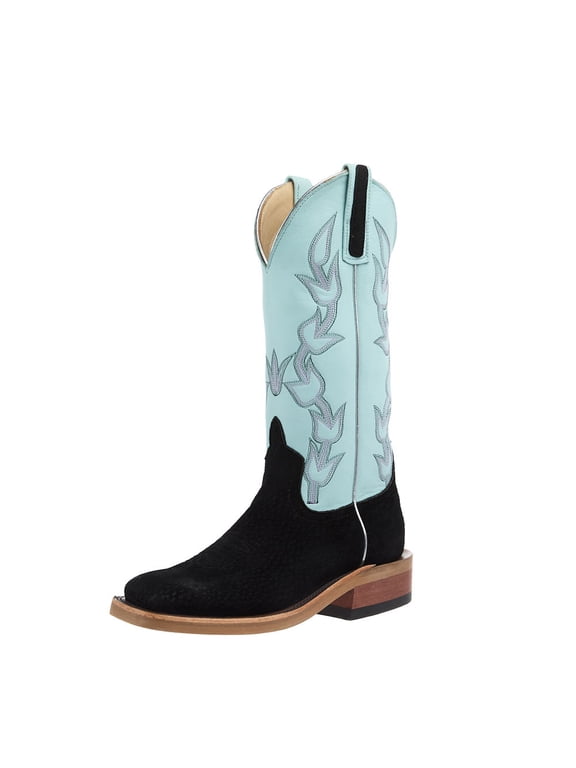 Womens Women`s AB RR Carpincho Vamp 13" Cool Gelato Top Boot 7 B Black