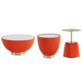 thumbnail image 1 of Anderson Coffee Table End Table 1.0 and End Table 2.0 in Orange - Set of 3, 1 of 6