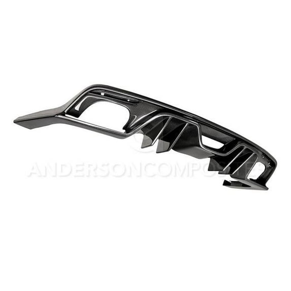 Anderson Composites 2015-2017 Ford Mustang Type-AR Rear Diffuser Quad Tip