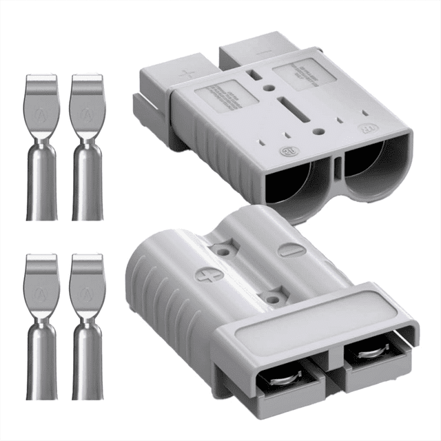 2Pcs 175A 1/0 AWG Battery Power Connector Cable Quick Connect Disconnect Kit For Anderson Car Atv Winch 87583115