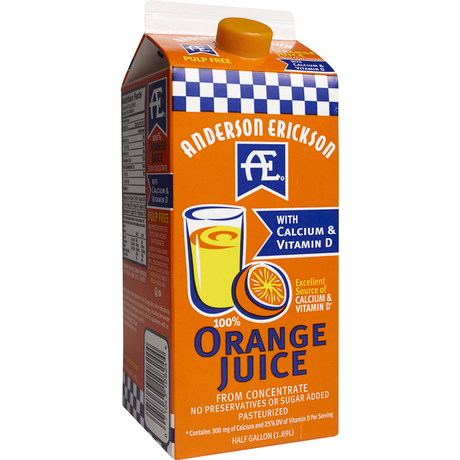 Juice Pourers - Complete Pro Flow - Half Gallon - Color options Orange