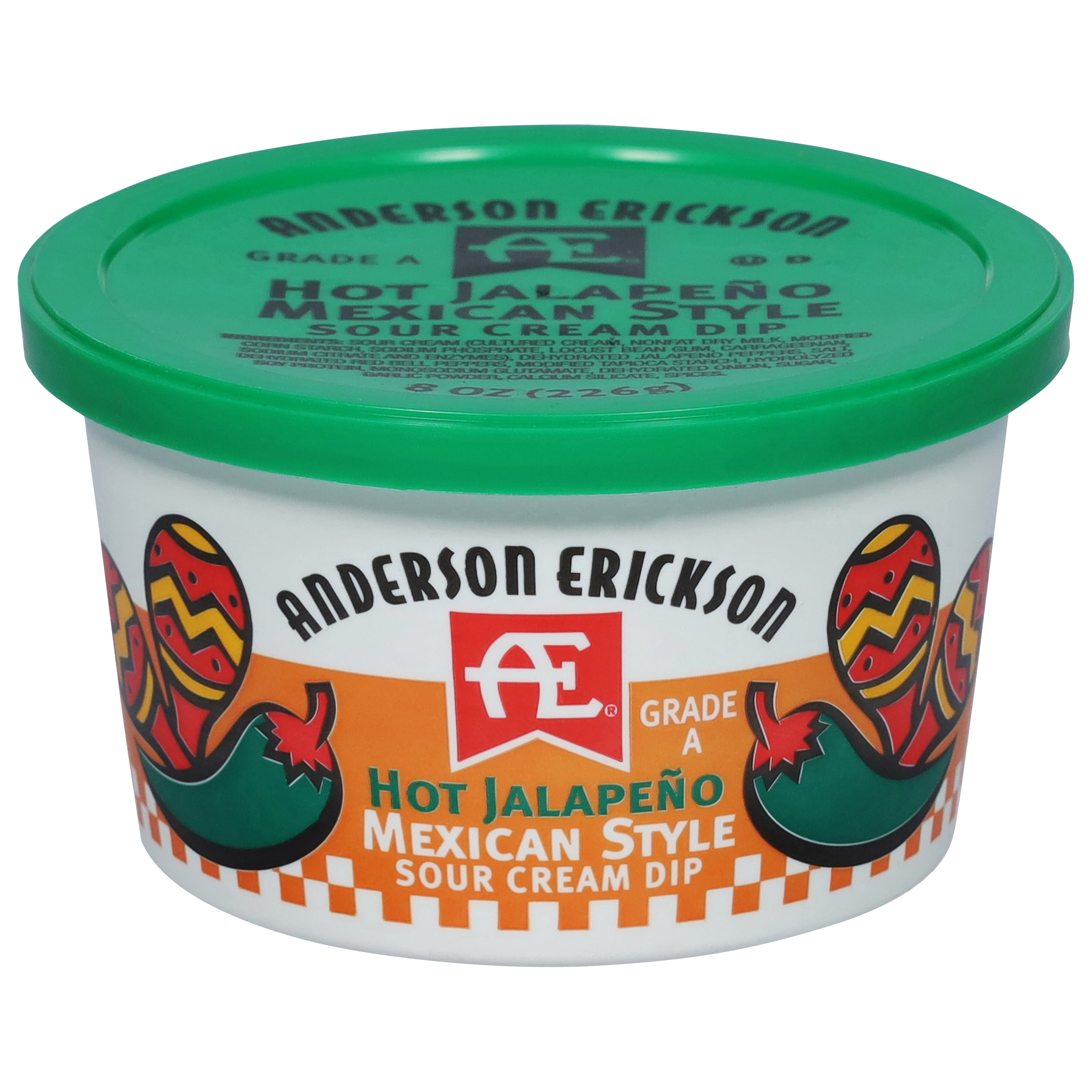 Anderson Erickson Hot Jalapeno Mexican Style Sour Cream Dip, 8 Oz