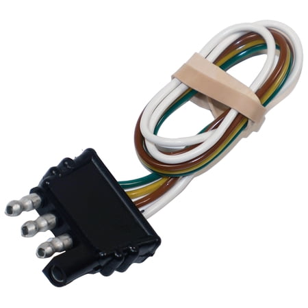 Peterson Manufacturing V5400A 4-Way Flat Trailer Connector for Reliable Towing