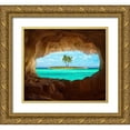 thumbnail image 1 of Anderson, Matt 29x26 Gold Ornate Wood Framed with Double Matting Museum Art Print Titled - Paradise, 1 of 4