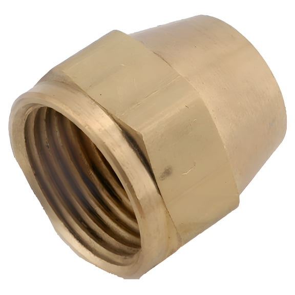 Anderson Metals 1/4 In. Brass Flare Short Nut 754014-04 Pack of 10