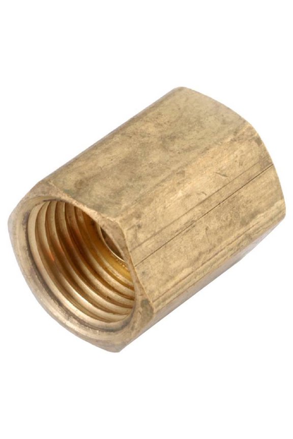 Anderson Metals 4019999 0.25 in. Inverted Flare Brass Union - Pack of 5