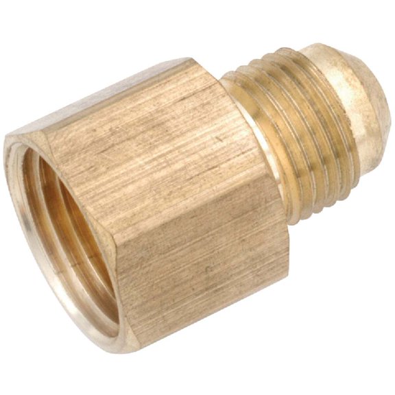 1/4" Flare x 1/4" Female Pipe Thread Brass Flare Connector Lead Free C, Each