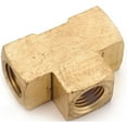 thumbnail image 1 of Anderson Metals 756101-02 Pipe Tee, 1/8 in, FPT, Brass, 1000 psi Pressure, 1 of 4