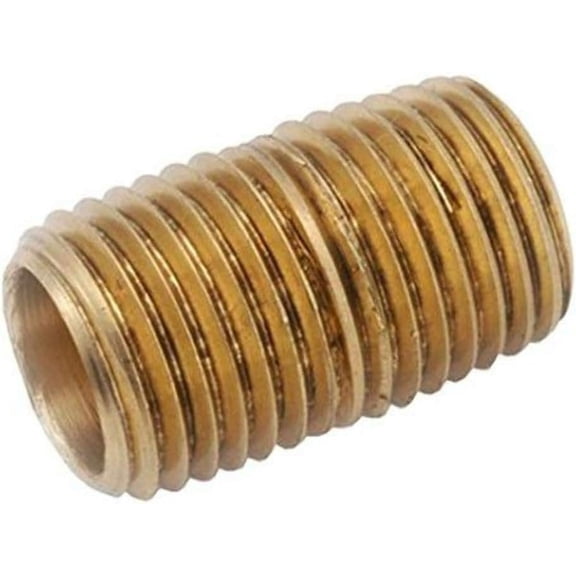 Anderson Metals 36712-04 1/4" Low Lead Close Nipple 5 Pack