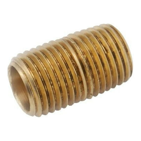 Anderson Metals 1/4 in. MPT in. X 1/4 in. D MPT Red Brass Pipe Nipple 6 in. L