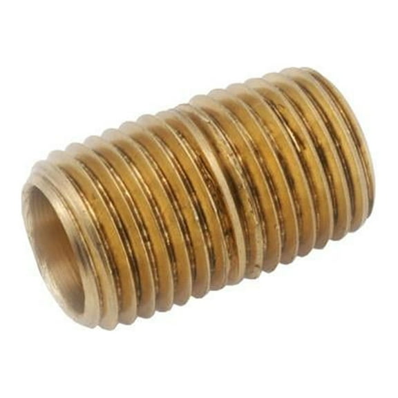 Anderson Metals 38300-1230 Pipe Nipple, 3/4 in, NPT, Brass, 810 psi Pressure, 3 in L