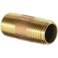 thumbnail image 1 of Anderson Metals 38300 Lead Free Red Brass Pipe Fitting, Nipple, 3/8" x 3/8" NPT Male, 1-1/2" Length, 1 of 1