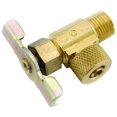 thumbnail image 1 of Anderson 50873-0402 Needle Valve, 1/4 X 1/8 in, Plastic X Male Pipe, Brass Body, -65 TO 250 deg F, 1 of 2