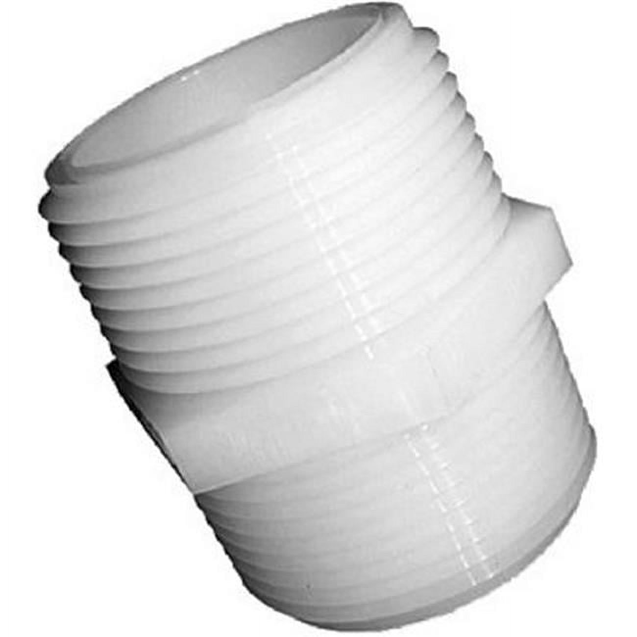 Anderson Metals 53622-06 0.38 in. Male Pipe Thread Nylon Hex Pipe ...