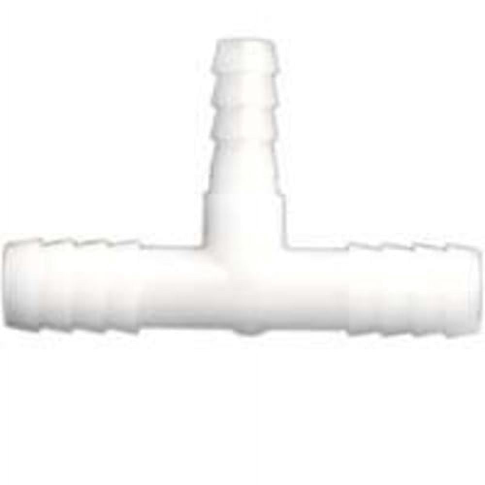 Anderson Metals 53725-0604 Hose Barb Tee Fitting 3/8