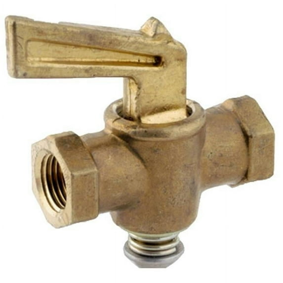 Anderson Metals 59234-04 .25 in. Female Pipe Thread Pt Valve Designed For Gas