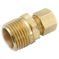 thumbnail image 1 of Anderson Metals 710068-1006 .63 Compression x .38 in. Male Iron Pipe Thread Connector, 1 of 2