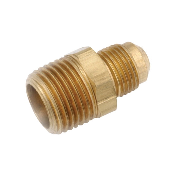 Anderson Metals 714048-0606 .38 Flare x .38 in. Male Iron Pipe Thread Connector
